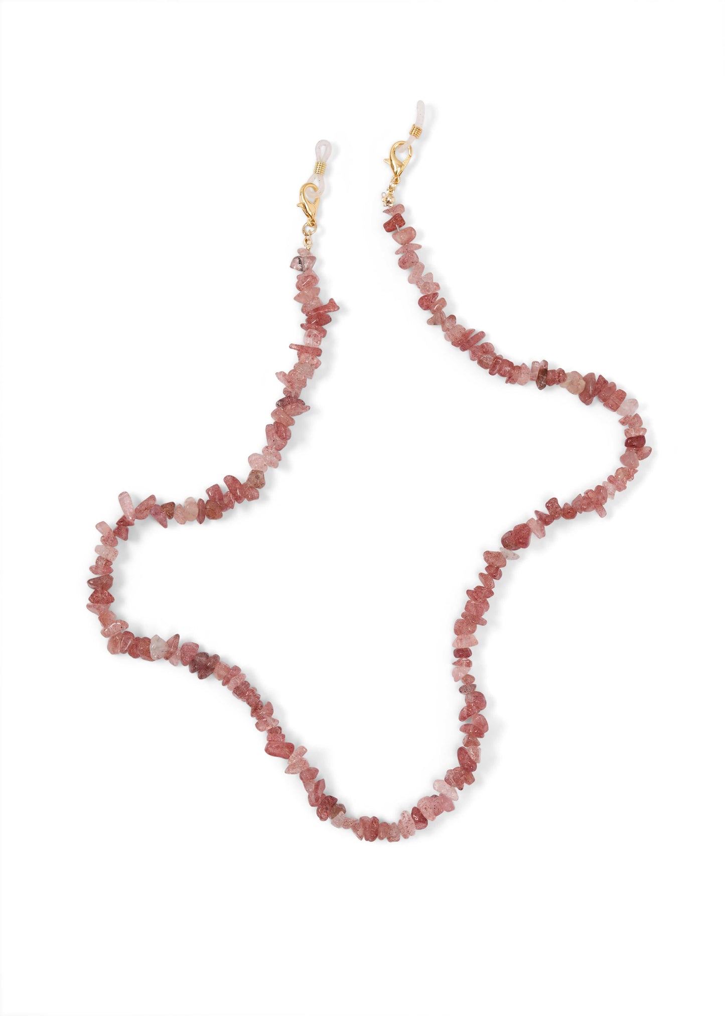 Eyeglass Chain with Pink Stones