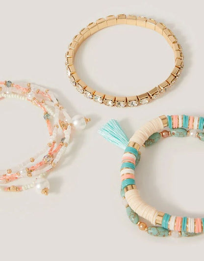 Mixed Bead Bracelet Multipack – Multi